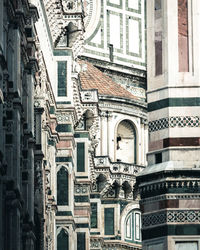 Low angle view of buildings in city