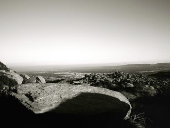 Scenic view of rock formations