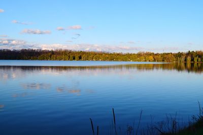 Idyllic shot of lake against sky