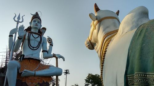 Lord siva with nandi