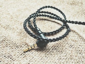 Close-up of necklace