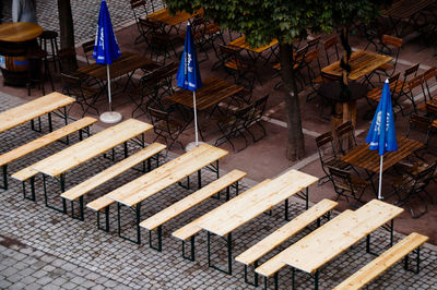 Row of wood