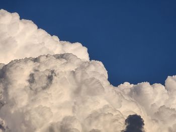 Low angle view of clouds in sky