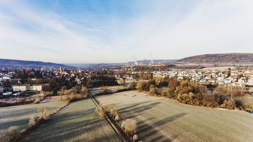 Aerial view of a city