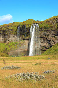 View of waterfall