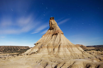 Rock formations in desert