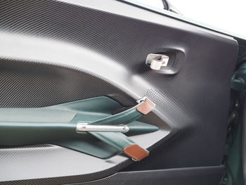 Aston martin v12 speedster prototype interior door detail