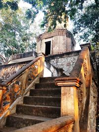 Low angle view of staircase