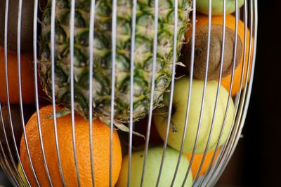 Close-up of fruits in container