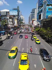 Traffic on city street