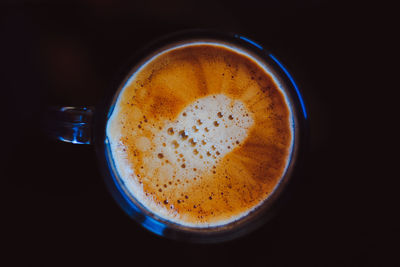 Close-up of coffee on table