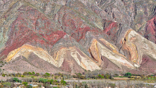 View of rock formations