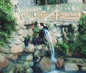 View of waterfall