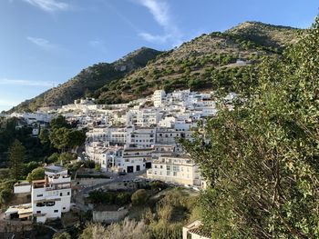 The white village of mijas in southern andalucia, spain. 