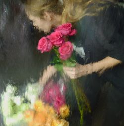 Close-up of pink flowers in water