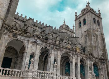 Low angle view of historical building against sky