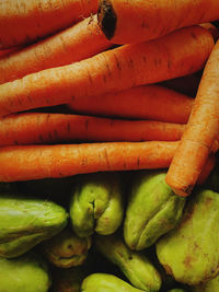 Full frame shot of vegetables