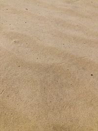 Full frame shot of paper on sand