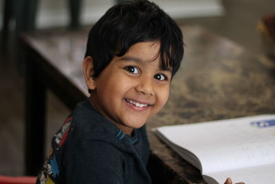 Portrait of smiling boy