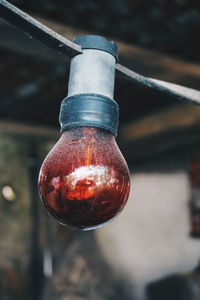 Close-up of light bulb