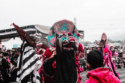 Group of people in traditional clothing