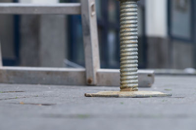 Close-up of surface level of leaf