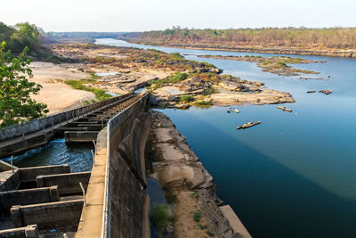 The pak mun dam ,constructed on the mun river,a tributary of the mekong river, thailand.