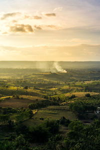 Scenic view of landscape against sky