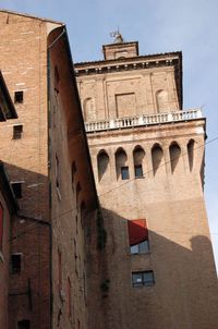 Low angle view of historical building