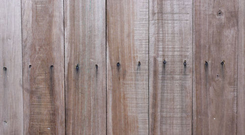 Full frame shot of wooden wall