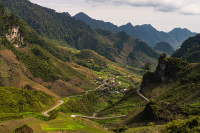 Scenic view of mountains