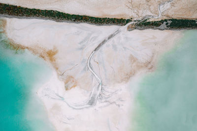 High angle view of a water