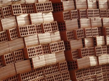 Full frame shot of wicker basket