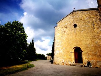 View of historic building against sky