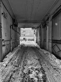 Corridor of building