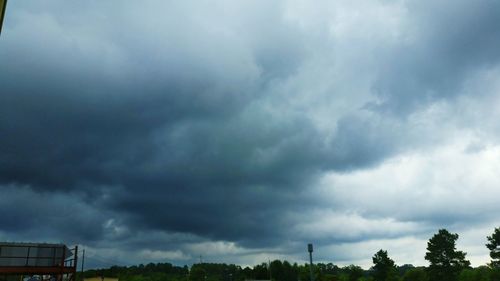 Low angle view of cloudy sky