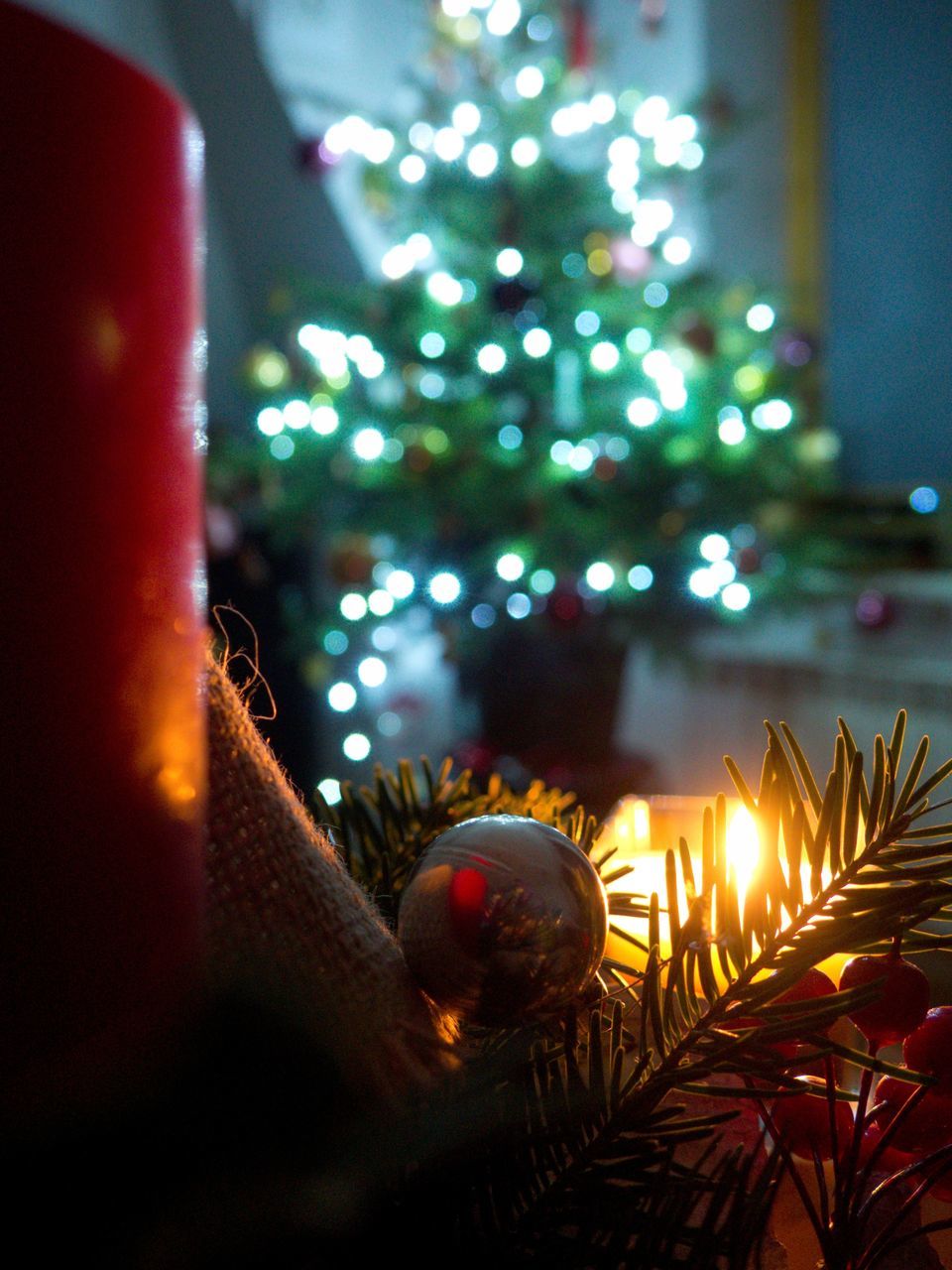 ILLUMINATED CHRISTMAS TREE