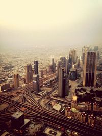 Aerial view of cityscape