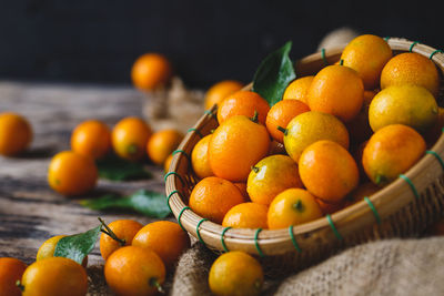 Close-up of orange fruits