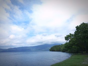 Scenic view of calm sea