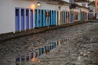 Street amidst buildings in city