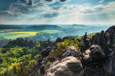 Scenic view of landscape against sky