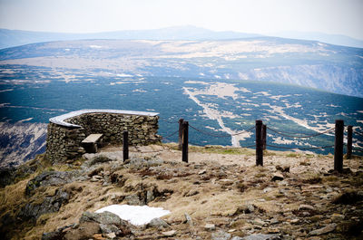 View of krkonoše mountains