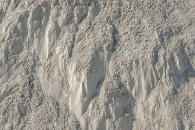 Full frame shot of snow covered land