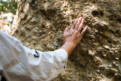 Close-up of hand