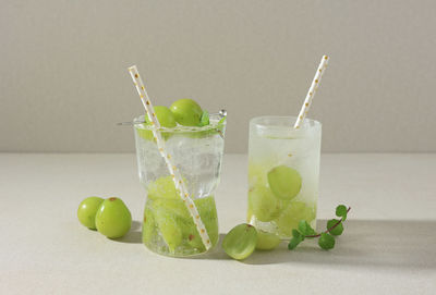 Close-up of drink on table