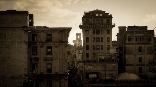 Low angle view of building against sky