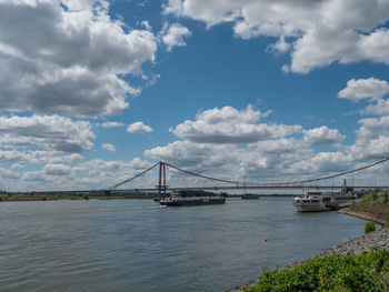 Emmerich at the river rhine in germany