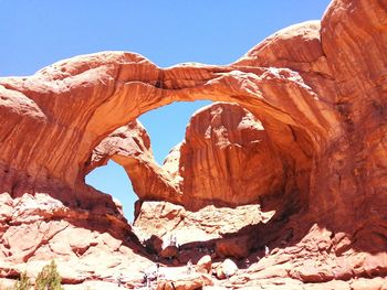 Rock formations in desert