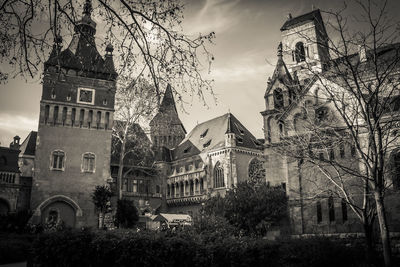 Historic building against sky in city